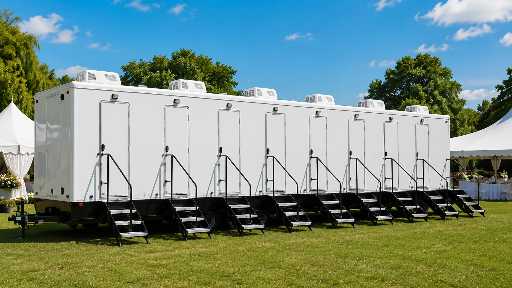 8 Stall Restroom Trailer in Thornton, CO